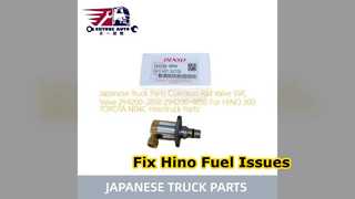 Remplacement de la vanne SVC à rampe commune Hino 300 294200 2850