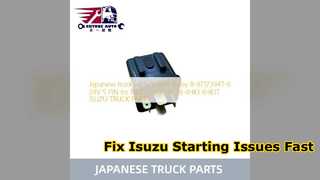 Solution de réparation du relais de démarreur Isuzu NQR 8971739470