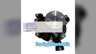 Réparation du moteur de la pompe à eau Mitsubishi Fuso 6D17