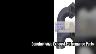 Pièces originales de représentation de tuyaux de collecteur d'échappement d'Isuzu 6HK1