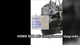 Solution de refroidissement fiable de camion du compresseur 24V à C.A. HINO 500