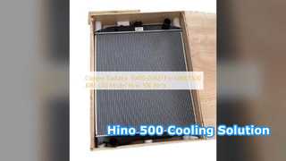 Pièces de rechange de radiateur en cuivre HINO 500 J08E