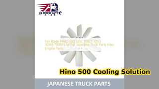 Refroidissement durable du moteur de la pale 16361 78060 de ventilateur de Hino 500