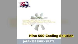 Remplacement de pale de ventilateur Hino 500 J08CT 16306 1942