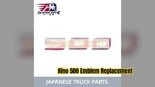 Emblème de camion Hino 500 75338 E0040, pièce de rechange