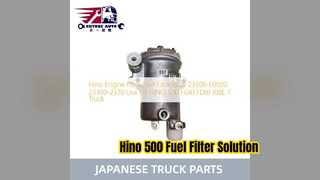 Remplacement de l'ensemble de filtre à carburant Hino 500 23300 E0020