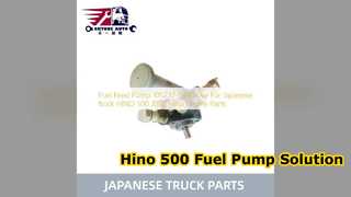 Pompe d'alimentation en carburant Hino 500 105237 6480 pièces de moteur