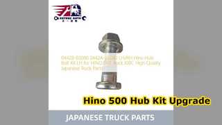 Kit de fixation de moyeu de roue de camion Hino 500, qualité supérieure