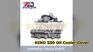 Couvercle de refroidisseur d'huile HINO 500 15720 1190, qualité supérieure