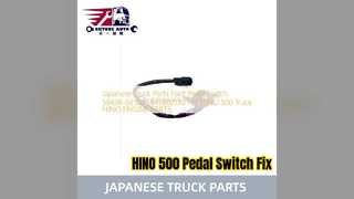 Remplacement du commutateur à pédale HINO 500 S843802130