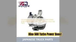 Remplacement du turbocompresseur GTC4082KLNV de Hino 500 J08E