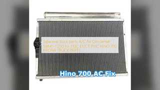 Pièces de camion japonais A/C condensateur d'air S8841-11250 pour E13C E13CT P11C HINO 700 PROFIA PIÈCES DE CAMION