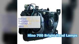 Pièces de rechange pour lampe frontale Hino 700 Profia