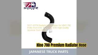 Tuyau de radiateur supérieur Hino 700 16571 E0750, pièces de haute qualité