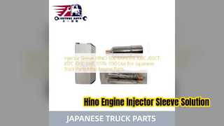 Pièces du manchon d'injecteur de moteur Hino J08C J05E