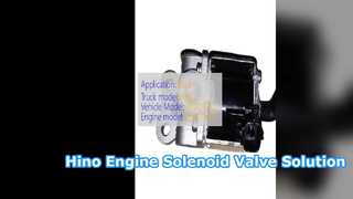 Remplacement de l'électrovanne Hino 500 700 S2761 04570
