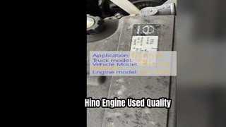 Moteur Hino J08C utilisé pour le camion Hino 500