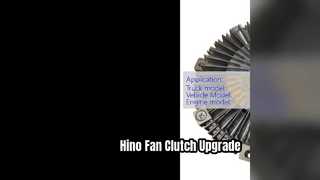 Embrayage de ventilateur Hino 16250 E0250, pièces de moteur