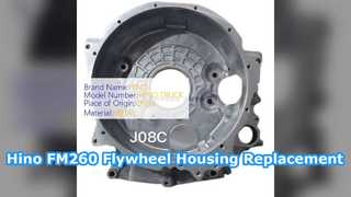 Pièces de moteur du carter de volant moteur Hino FM260 J08E J08C