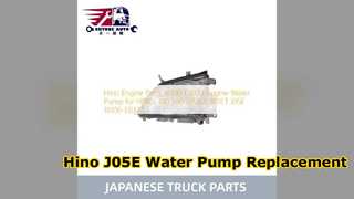 Remplacement de la pompe à eau Hino 300 500 J05E 16100 E0373
