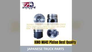 Pièces de moteur fiables de l'Assy S130B E0M50 de piston de HINO N04C