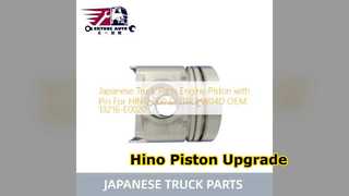 OEM 13216 E0020 de piston de Hino 300 W04D