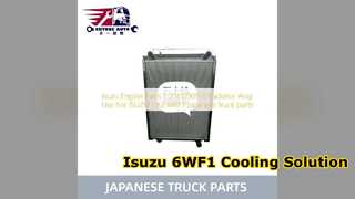 Pièces de camion de la meilleure qualité de l'Assy 1214109000 de radiateur d'Isuzu 6WF1