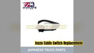 Isuzu Truck Cabin Switch 1823801721 Pièce de rechange