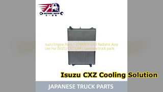 Solution de refroidissement de moteur d'ensemble de radiateur d'Isuzu CXZ 6WF1