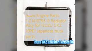 Solution de pièces de moteur d'ensemble de radiateur Isuzu CXZ 0PE