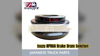Pièce de rechange pour tambour de frein arrière Isuzu NPR66