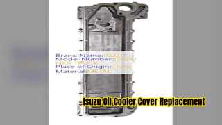 Remplacement du couvercle 8943923280 de refroidisseur d'huile d'Isuzu FTR FVR