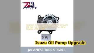 Pompe à huile Isuzu FTR FVR L210 0029M