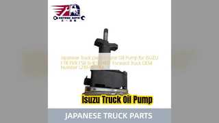 Pompe à huile d'ISUZU FTR FVR 6HK1 L210 0029M