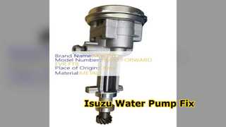 Pompe à eau de moteur d'Isuzu FVR FTR 8943602060