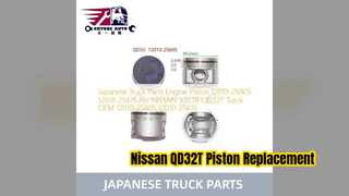 Remplacement du piston 12010 2S605 de moteur de Nissan QD32T