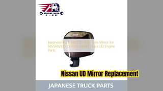 Nissan UD Truck Side Mirror SL 1687 Pièce de rechange