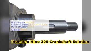 Remplacement de haute qualité de vilebrequin Hino 300 W04D N04C