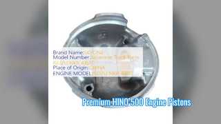 Piston de moteur HINO 500 J05E J08E S130A E0010, haute qualité