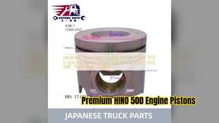 Piston de moteur HINO 500 13306 1012, pièces de haute qualité