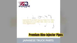 Tuyaux d'injecteur de pièces de camion japonais pour camion HINO 500 RANGER RK8J J08C J08CT en vente, pièces de moteur Hino