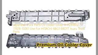 Pièces de rechange de couverture de refroidisseur d'huile d'Isuzu Hitachi