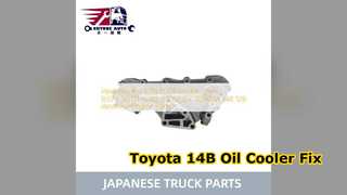Couvercle de refroidisseur d'huile Toyota 14B 12B 16571 56031 remplacement