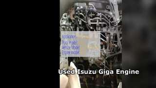 Transmission de moteur Isuzu Giga 6WG1 d'occasion à vendre
