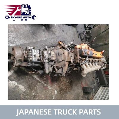 Pièces de camion japonaises moteur UTILISÉ avec transmission à 6 vitesses, bon état pour ISUZU FTR 6BG1 en vente, pièces d'occasion Isuzu