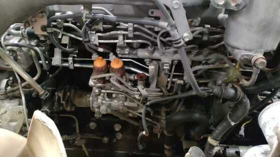 Parties de camions japonais moteur avec transmission en bon état pour Isuzu GIGA 6WG1 en vente