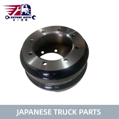 Parties de camions japonais BREAK DRUM 43512-2650 Pour HINO 500 RANGER camions AK1J RK1J J08C J08CT en vente Parties de moteur Hino