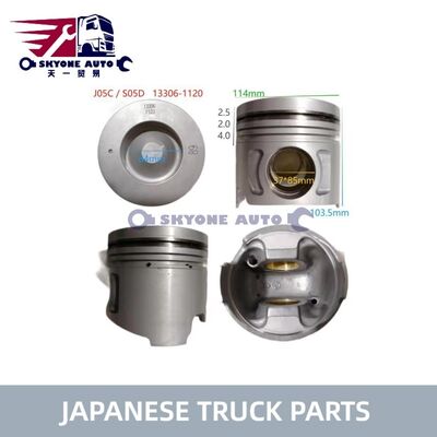 Ensemble de piston de pièces de moteur Hino 13306 – 1120, utilisé pour camion HINO 500 J05CT S05C S05D