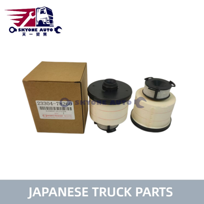 Parties du moteur Hino Filtre à carburant 23304-78260 23304-78150 Utilisation pour le camion HINO 300 DUTRO N04C