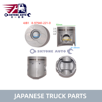 Parties de camions japonais moteur piston 8979402210 8-97940221-0 Pour ISUZU 2.8TON TFR 4JB1T OEM 8-97940221-0